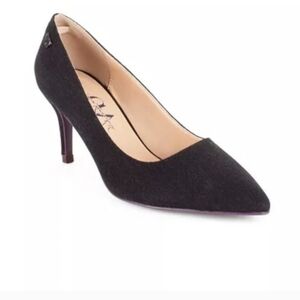 New Gloria Vanderbilt Women's Marilyn Pumps Black Heels Shoes NIB